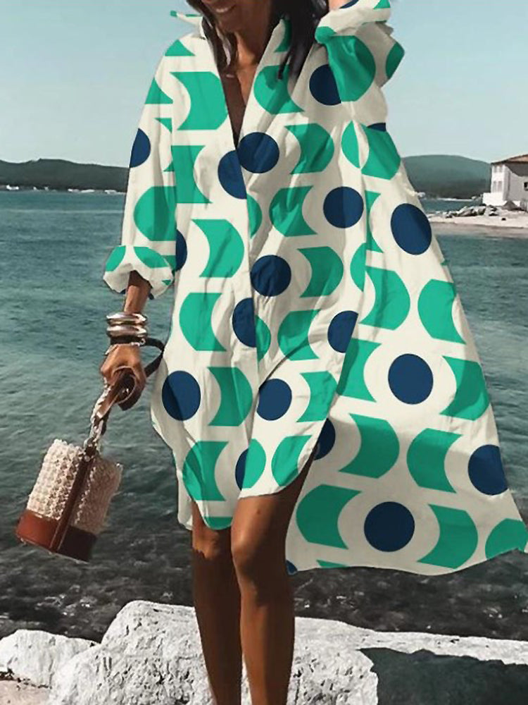 Calogera - Elegante Vestido Camisa