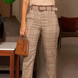 Conjunto Elisa xadrez elegante e versátil
