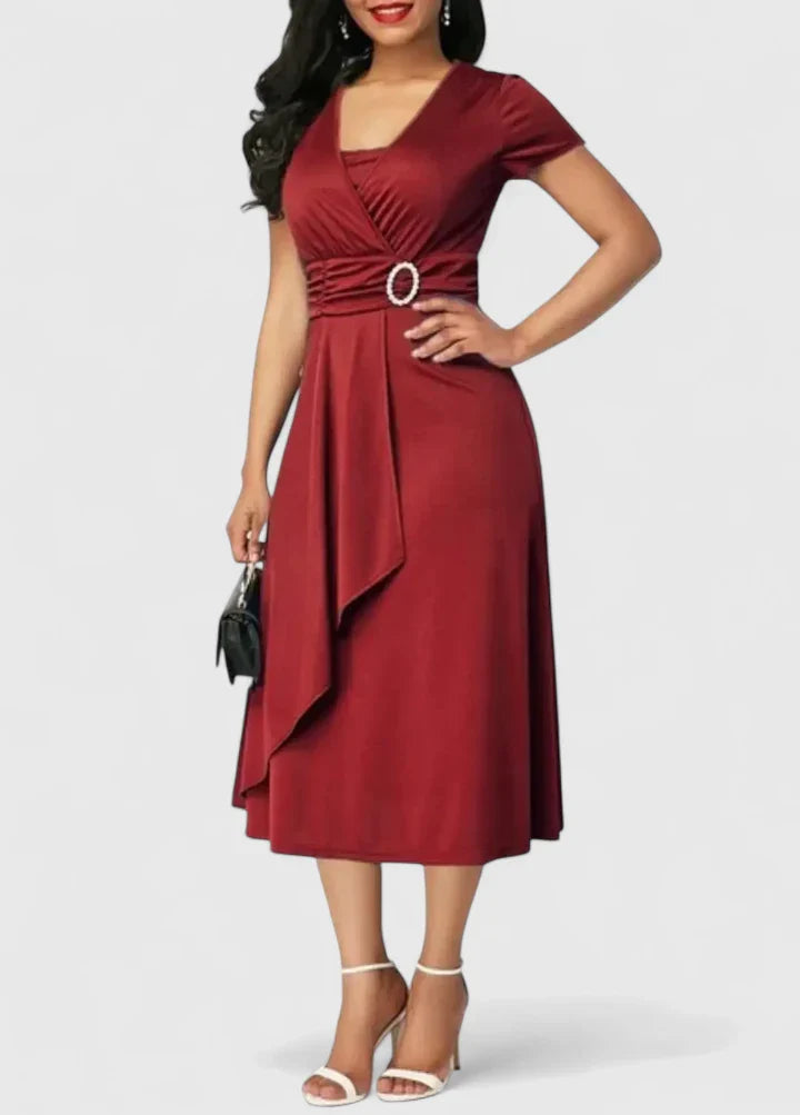Zhyrelle | Vestido Midi Elegante