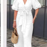 Natasha - Vestido Elegante com Decote em V