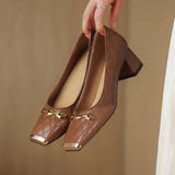 Penelope - Sapato de Salto em bloco