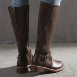 Giana - Bota em Couro Premium