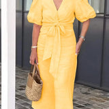 Natasha - Vestido Elegante com Decote em V