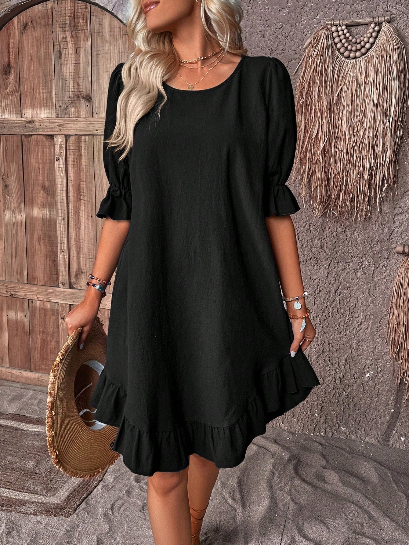 Josefa - Vestido midi confortável