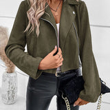 Sofia - Casaco em camurça premium