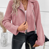 Sofia - Casaco em camurça premium