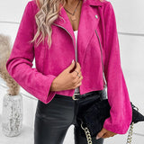 Sofia - Casaco em camurça premium