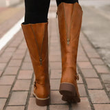 Giana - Bota em Couro Premium