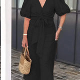 Natasha - Vestido Elegante com Decote em V