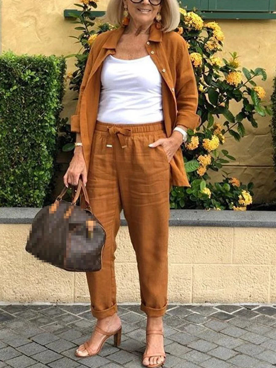 Julia – Conjunto Casual Primavera Outono (2 Peças)