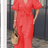 Natasha - Vestido Elegante com Decote em V