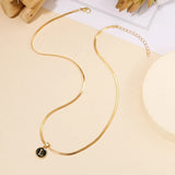 Colar Aura - Colar de Letra em Ouro de 18K