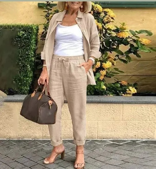 Julia – Conjunto Casual Primavera Outono (2 Peças)