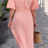 Natasha - Vestido Elegante com Decote em V