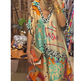 Andreia - Vestido casual com decote V