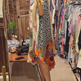 Andreia - Vestido casual com decote V