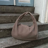 Bolsa de camurça trançada XL