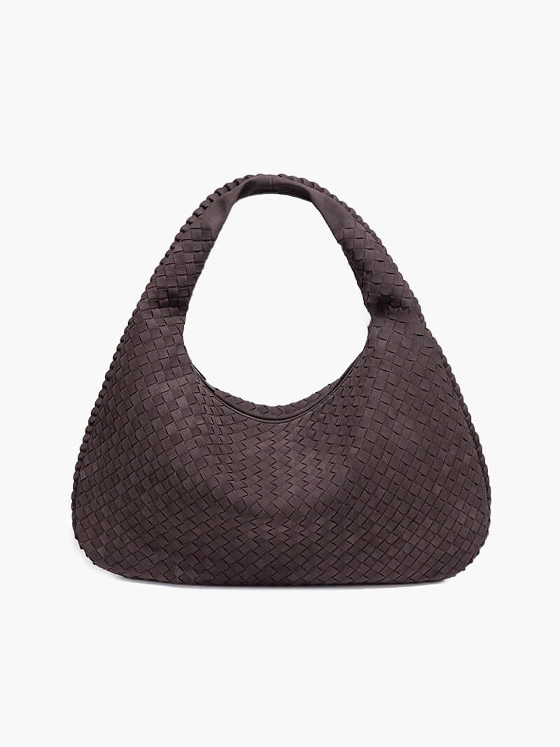 Bolsa de camurça trançada XL