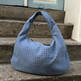 Bolsa de camurça trançada XL