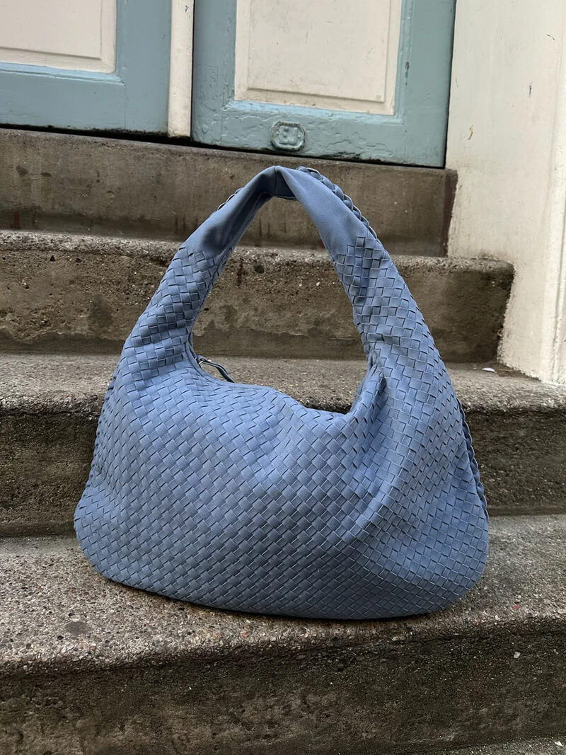 Bolsa de camurça trançada XL