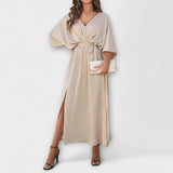 Sabrina - Vestido Maxi com Decote em V