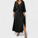 Sabrina - Vestido Maxi com Decote em V