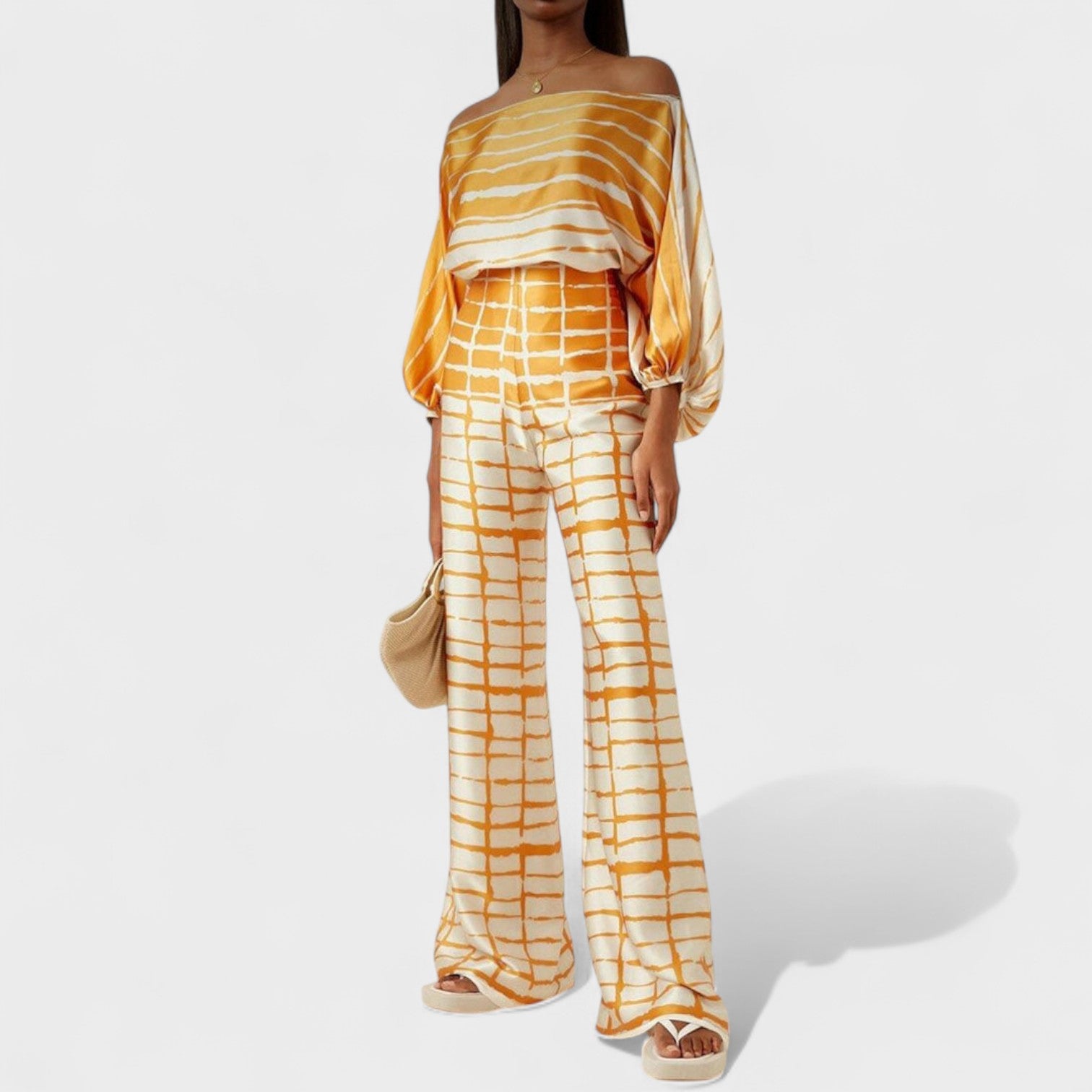 Clotilde - Conjunto Elegante De Duas Peças