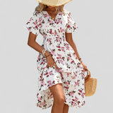 Gretalise | Vestido Midi Confortável de Verão