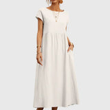 Giselle™ - Vestido Casual com Bolsos