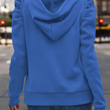 Hoodie Bella Branco com Mangas Franzidas e Estilo Casual Chic