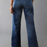Jeans Boot Cut de Cintura Média