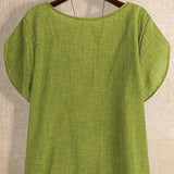 Milany - Blusa Informal com Decote Assimétrico