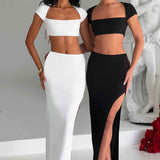 Saia Maxi Adorn - Preta