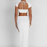 Saia Maxi Adorn - Marfim