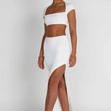 Saia Maxi Adorn - Marfim