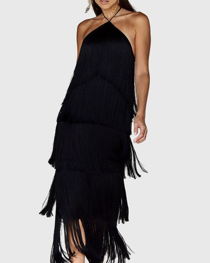 Artiselle™ - Vestido com Franjas