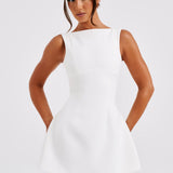 Vestido Mini Alana - Marfim