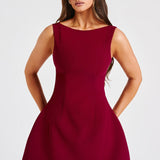 Vestido Mini Alana - Vinho