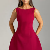 Vestido Mini Alana - Vinho