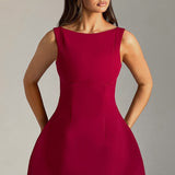 Vestido Mini Alana - Vinho