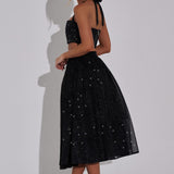 Top Cropped Alani - Preto Brilhante