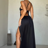 Vestido Maxi Alecia - Preto