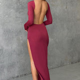 Vestido Maxi Aleena - Cereja