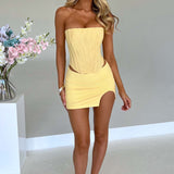 Saia Mini Alina - Limão