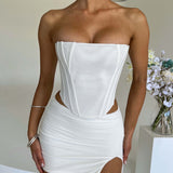 Saia Mini Alina - Branca