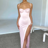 Vestido Maxi Alora - Rosa Claro