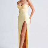 Vestido Maxi Alora - Limão