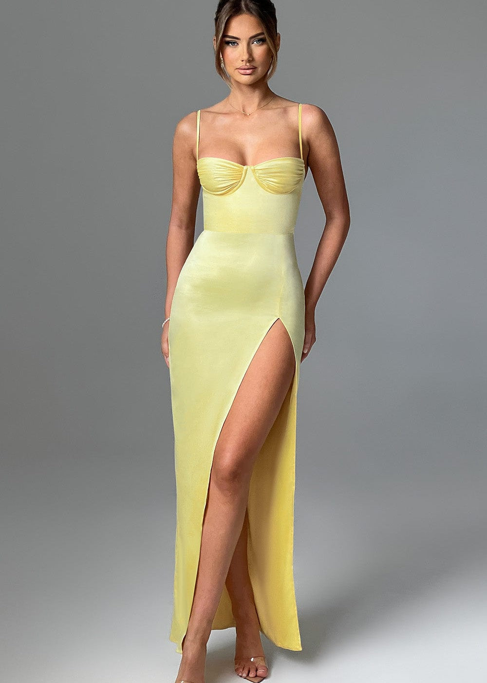 Vestido Maxi Alora - Limão