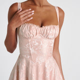 Vestido Midi Amity - Pêssego Suave