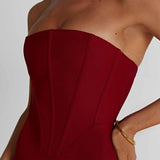 Vestido Midi Amore - Vermelho